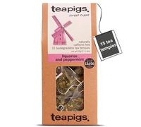 Teapigs Sacchetto per tè e liquore alla menta piperita, realizzato con foglie intere (1 confezione da 15 bustine da tè)