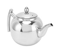 TEAPOT ACCIAIO AUSSIONE 800 ml con filtro, bollitore ad acqua fredda compatibile induzione per l'uso di home office, tè in argento da 10,2 once (Petit)