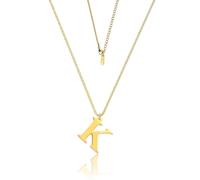 Teaque Collana con Iniziale Collana Donna, Collana Personalizzata in Oro 18 Carati Placcato Oro, Collana Nome K Ipoallergenico Collana Signore Regali per Collane Donna, Collana con Lettera, Necklace