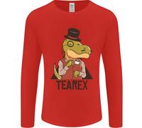 Tearex Divertente Dinosauro Tè Bevitore Uomo Maniche