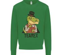 TeaRex Divertente T-Rex Dinosauro Bevitore Di Tè Felpa Maglione Per Bambini