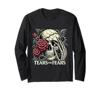 Tears for Fears - Teschio gotico e rose, estetica scura Maglia a Manica