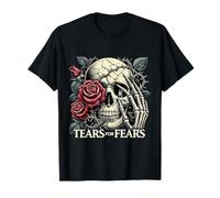 Tears for Fears - Teschio gotico e rose, estetica scura Maglietta