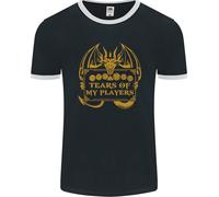 Tears Of My Players RPG Role Playing Games Uomo Ringer T-Shirt FotL