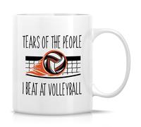 Tears Of The People I Beat At Volleyball Tazzine Da Caffè Ceramica Tazza Colazione Resistente Tazza Per Cappuccino Espresso Casa 330Ml