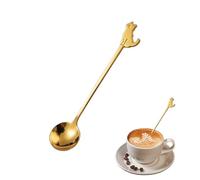 Teaspoons Set of 1-11.7 cm / 4.61 in, Stainless Steel Tea Spoon for Coffee & Dessert, Cat Spoon Cute Kitten Stirring Spoons for Milkshake Ice Cream, Dessert, Cake, Milk & Stirring