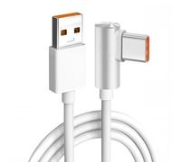 teasteam 1.8M Cavo USB C Ricarica Rapida, 6A 120W 90 Gradi Tipo C Ricarica Turbo Cable per Redmi Note 10/11/12/13/Xiaomi 14/3T/12X/12T/11T Pro/11 Lite/10T