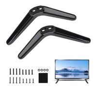 teasteam Gambe per supporto TV TCL TV Base Piedini per piedistallo compatibili con TCL Roku 32 40 49 50 55 pollici Base di ricambio con viti Cuscinetto antigraffio Facile da installare