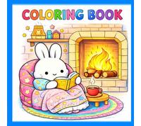 "Teatime Tales: A Cozy Companion's Coloring Book": "Whimsical Rabbits, Foxes, and Hedgehogs in Charming Reading Nooks"