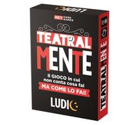 Ludic - Teatralmente - Il Gioco in cui Non Conta Cosa Fai Ma Come Lo Fai! - Gioco di Società 4-16 Giocatori, Anni 12+, Un Gioco di Carte per Tutta la Famiglia | IT60889
