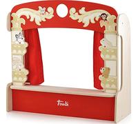 Trudi Teatrino da Tavolo Teatro dei Burattini e Marionette Peluche portabile. Gioco per Bambini. Racconta e Crea storie | 58x56x21cm Taglia S | Puppets | Modello 88014
