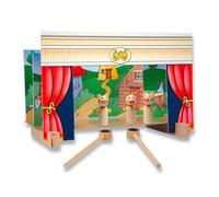 Teatrino Magnetico per Bambini con 15 Personaggi e 4 Fiabe Classiche, Gioco Educativo