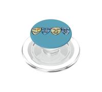 Teatro Commedia e Tragedia Maschere Drammatiche Attore Tespico PopSockets PopGrip per MagSafe