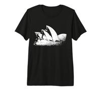 Teatro dell'Opera di Sydney Opera House Vintage Australia Maglietta Premium