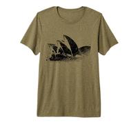 Teatro dell'Opera di Sydney Opera House Vintage Australia Maglietta Premium