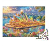 Teatro dell'Opera di Sydney Puzzle 1000 Pezzi, Jigsaw Puzzle Ad Alta Difficoltà Regali Per Adulti E Adolescenti, Home Giochi 70x50cm/1000pcs