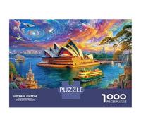 Teatro dell'Opera di Sydney Puzzle 1000 Pezzi, Jigsaw Puzzle Ad Alta Difficoltà Regali Per Adulti E Adolescenti, Home Giochi 38x26cm/1000pcs
