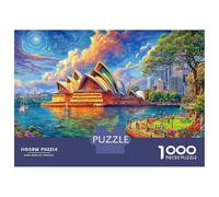 Teatro dell'Opera di Sydney Puzzle 1000 Pezzi, Jigsaw Puzzle Ad Alta Difficoltà Regali Per Adulti E Adolescenti, Home Giochi 38x26cm/1000pcs