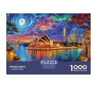Teatro dell'Opera di Sydney Puzzle 1000 Pezzi, Jigsaw Puzzle Per Adulti E Ragazzi Dai 14 Anni in Su, Gioco Di Puzzle 38x26cm/1000pcs