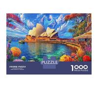 Teatro dell'Opera di Sydney Puzzle 1000 Pezzi - Jigsaw Puzzle Regali Per Adulti E Bambini, Gioco Di Sfida Intellettuale, 38x26cm/1000pcs
