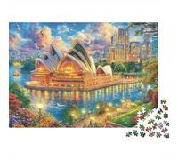 Teatro dell'Opera di Sydney Puzzle 1000 Pezzi, Puzzle Impossibile 1000 Pezzi, Gioco Di Sfida Intellettuale 70x50cm/1000pcs