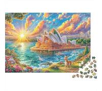 Teatro dell'Opera di Sydney Puzzle 1000 Pezzi, Puzzle Impossibile 1000 Pezzi, Gioco Di Sfida Intellettuale 70x50cm/1000pcs