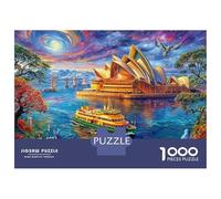 Teatro dell'Opera di Sydney Puzzle 1000 Pezzi | Puzzle Per Adulti E Bambini | Per Tutta La Famiglia | Con Una Misura Di 38x26cm/1000pcs
