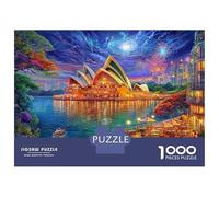 Teatro dell'Opera di Sydney Puzzle 1000 Pezzi | Puzzle Per Adulti E Bambini | Per Tutta La Famiglia | Con Una Misura Di 52x38cm/1000pcs