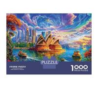 Teatro dell'Opera di Sydney Puzzle Da 1000 Pezzi - Puzzle Ad Alta Difficoltà,Giochi Stimolanti Per Tutta La Famiglia 70x50cm/1000pcs