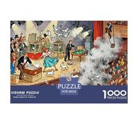 Teatro di Magia: Fallimento del Trucco Puzzle in Legno Impermeabile DIY Puzzles Da 1000 Pezzi Regali Per Adulti Impossibili Giochi Educativi