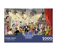 Teatro dietro le quinte Bedlam Puzzle in Legno Impermeabile DIY Puzzles Da 1000 Pezzi Regali Per Adulti Divertenti Per Decorazioni Domestiche