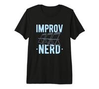 Teatro Dramma Improv Nerd Citazione Prove Attore Audizione Maglietta Premium