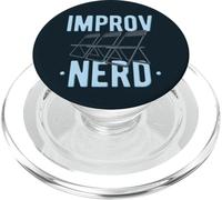 Teatro Dramma Improv Nerd Citazione Prove Attore Audizione PopSockets PopGrip per MagSafe