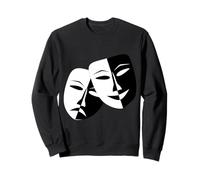 Teatro Drammatico Maschere Commedia e tragedia Felpa