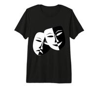 Teatro Drammatico Maschere Commedia e tragedia Maglietta Premium