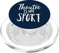Teatro è il mio sport musicale carino recitazione teatro attore camicia PopSockets PopGrip per MagSafe