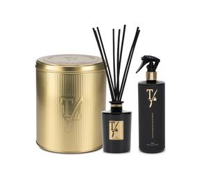 TEATRO FRAGRANZE UNICHE GOLD TIN BOX ORO STICK 250ML + PISTOLA SPRAY 500ML