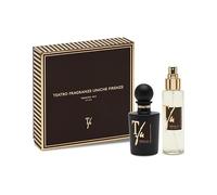 Teatro Fragranze Uniche Tabacco 1815 Diffusore Ambiente con Bastoncini 100 ml + Spray per Tessuti 100 ml