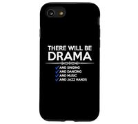 Teatro Musicale | Ci saranno Mani Drammatiche e Jazz Divertenti Custodia per iPhone SE (2020) / 7/8