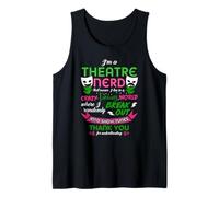 Teatro Nerd Uomini Donne Bambini Divertente Teatro Canotta