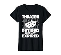 Teatro Pensionato Teatranti Recitazione Attori - Teatro Maglietta, Donna, Nero, M