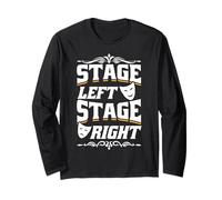 Teatro Stage Left Stage Right Recitazione Maglia a Manica