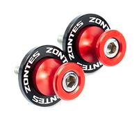 TEAUSA Accessori moto adatti for Zontes G1 125 ZT125 G1 ZT125U ZT 125 U ZT 310R 310X ZT310R Forcellone Bobine Cursori Stand Viti 8mm (Size : Red)