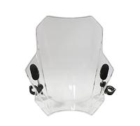 TEAUSA Misura for YAMAHA FZ1 FZ6 FZ8 XJ6 Parabrezza Moto Universale Parabrezza Copre Schermo Lente Fumo Moto Deflettore (Size : Transparent)
