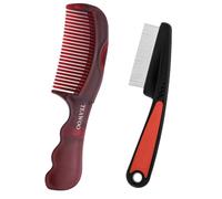 TEAWOO Pettine antiforfora, pettine a denti fini in acciaio inossidabile, rimozione forfora, disintossicazione del cuoio capelluto, spazzola multifunzionale per massaggio del cuoio capelluto