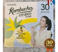 TEAZEN Kombucha Ananas 5 g x 30 pezzi prebiotici a basso contenuto calorico C...