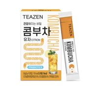 TEAZEN KOMBUCHA LEMON CITRON BERRY Powder Sticks Diet Deatox/Slimming Tea BTS