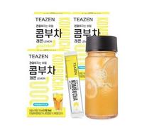 TEAZEN Kombucha Lemon Powder Stick 5g X 30T con bottiglia regalo Made in...