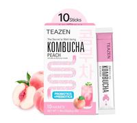 Teazen Probiotici alla pesca Kombucha (10 bastoncini)