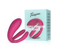 Teazers Couple Vibrator with Remote Pink